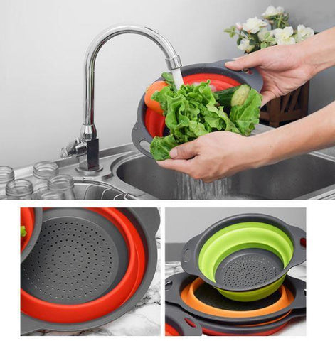 Collapsible Silicone Colander