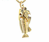 Beautiful Retro Fish Bone Necklace